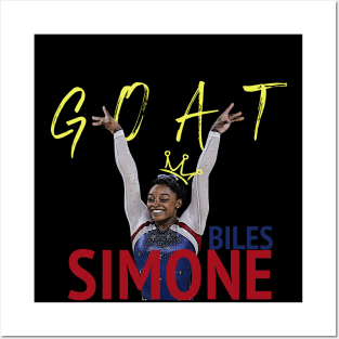 Simone Biles Goat Posters and Art